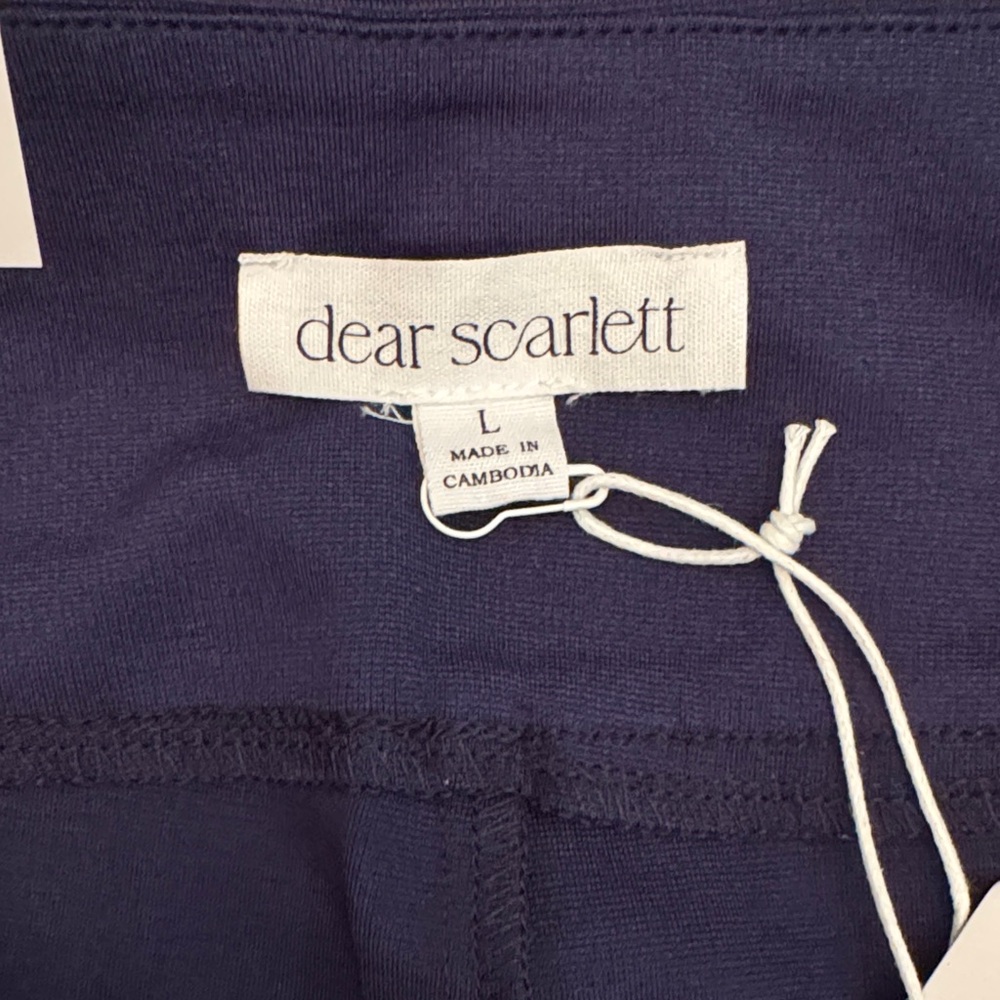Dear Scarlett Magic Pants Navy Blue Size Large - Picture 3 of 7